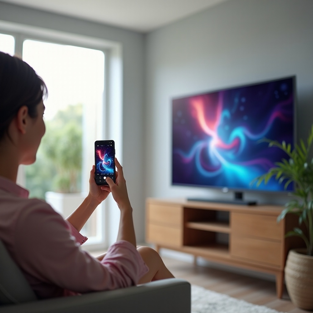 how to put my phone screen on my tv