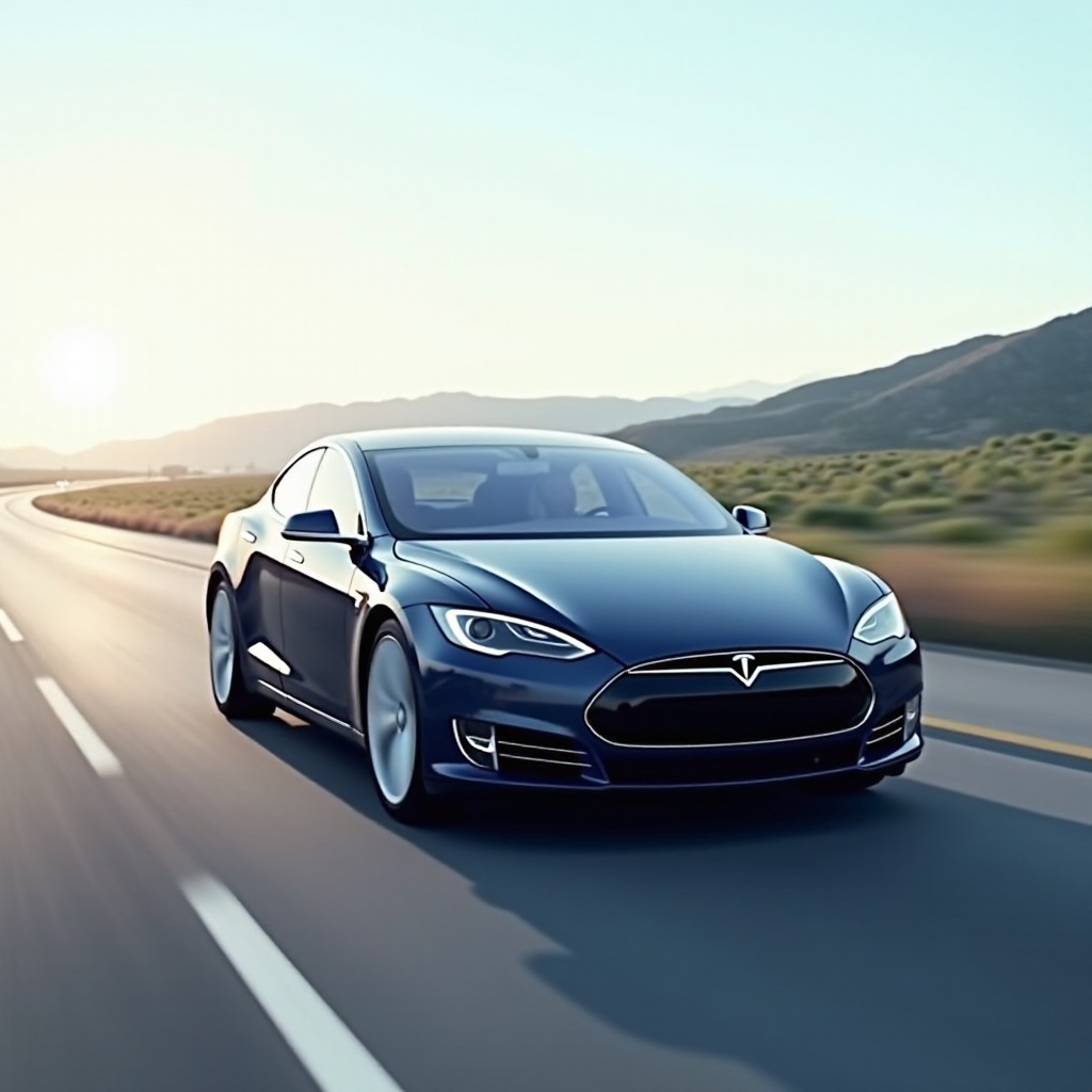 tesla model s километра на зареждане