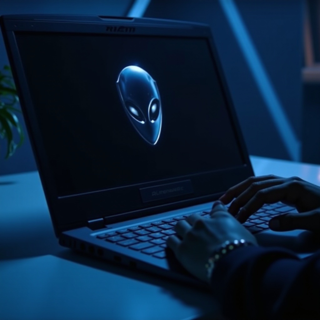 лаптоп алиенвер црни екран