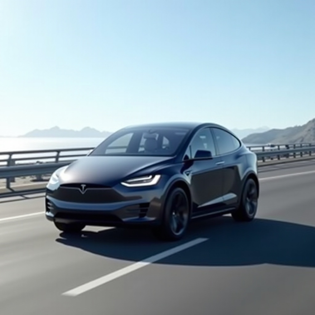 как быстро едет Tesla Model X