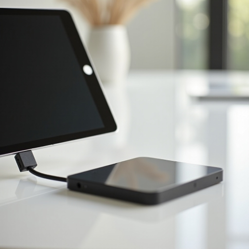 هل يمكنك توصيل قرص صلب خارجي بجهاز آيباد