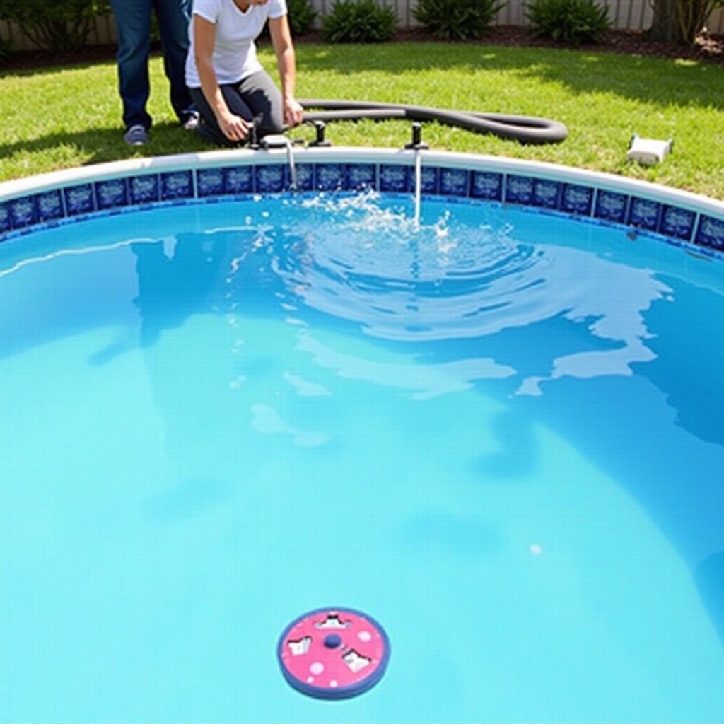 how to use a pool vacuum above ground