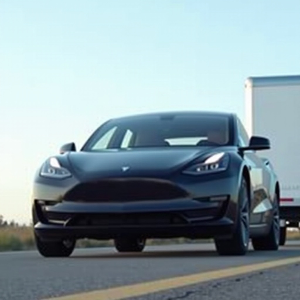 cât poate tracta o tesla model 3