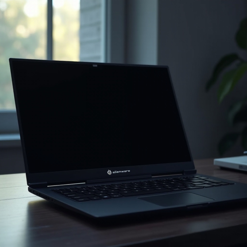 alienware 筆記本電腦黑屏