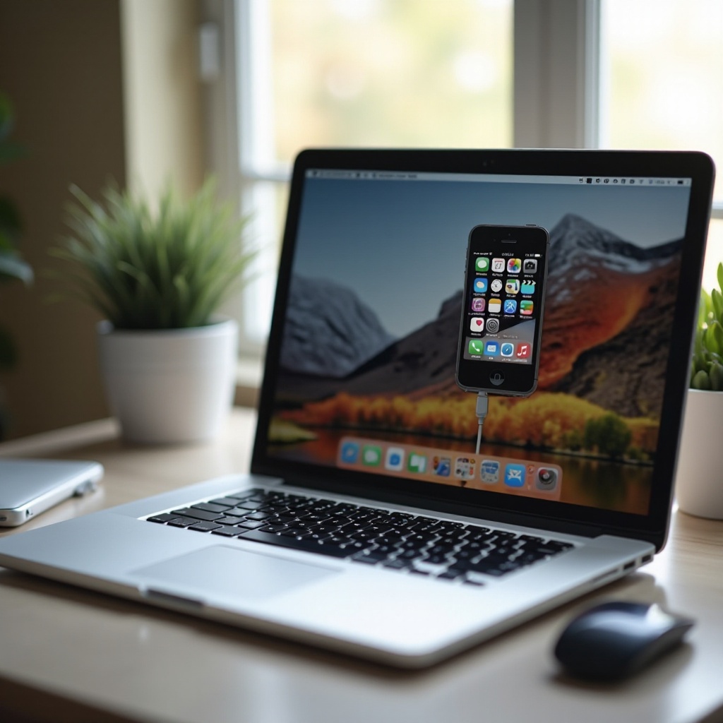 كيفية عرض شاشة iPhone على MacBook دون استخدام iCloud