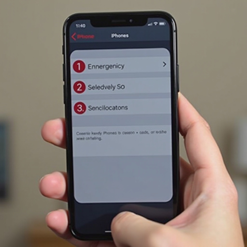 како зауставити хитни СОС на iPhone-у