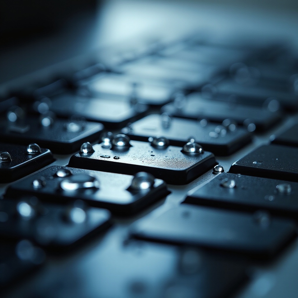 am vărsat apă pe tastatură
