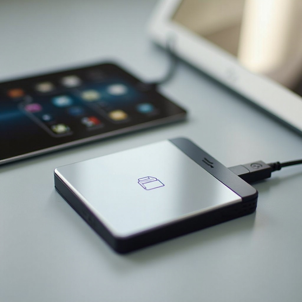poți conecta un hard disk extern la un iPad