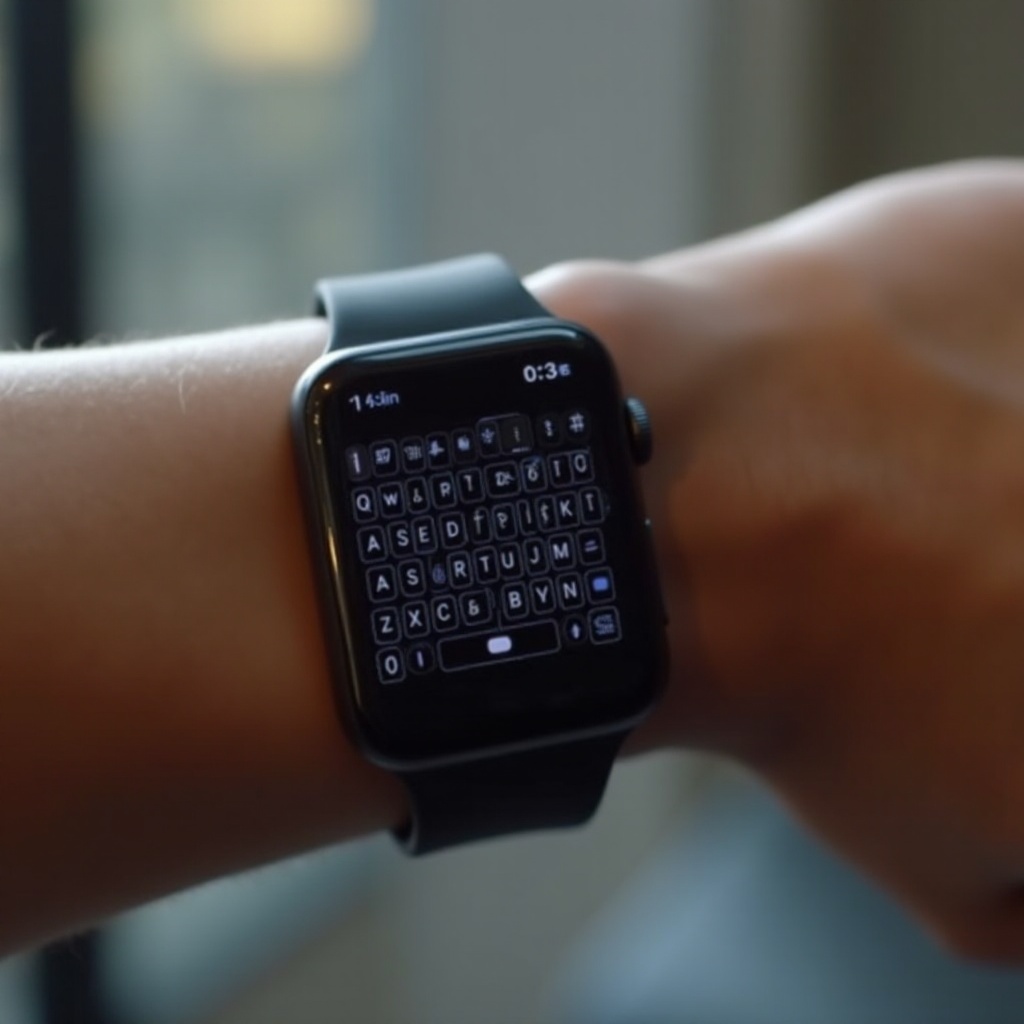 هل يمكنك الكتابة على ساعة آبل