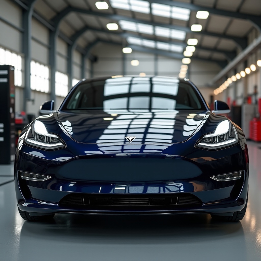 特斯拉Model 3保險杠更換