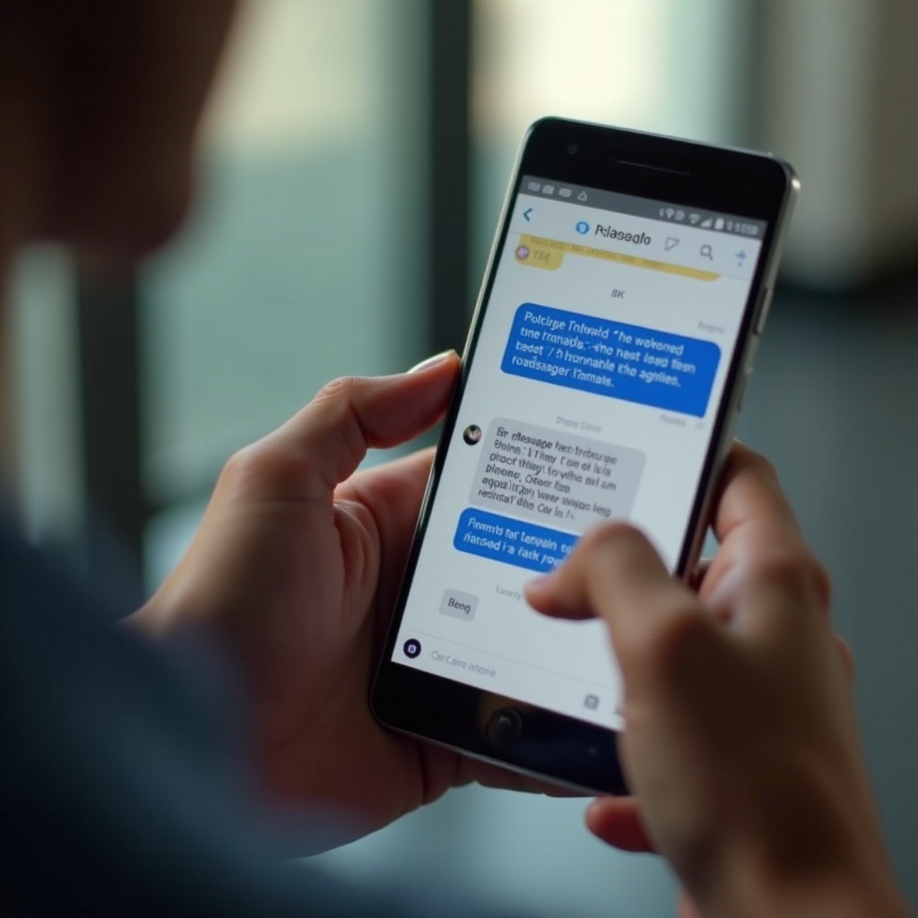 cum să redirecționezi mesajele text pe un telefon Android