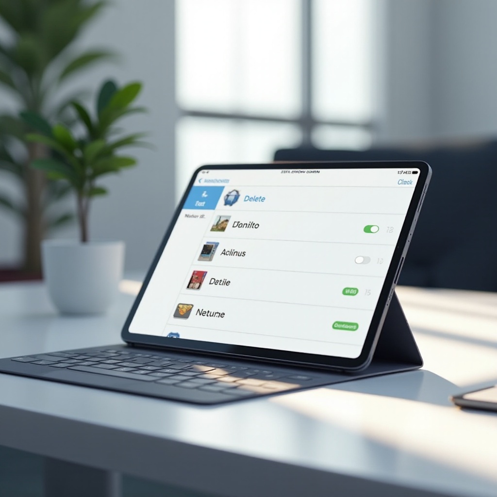 jak usunąć pliki na iPadzie