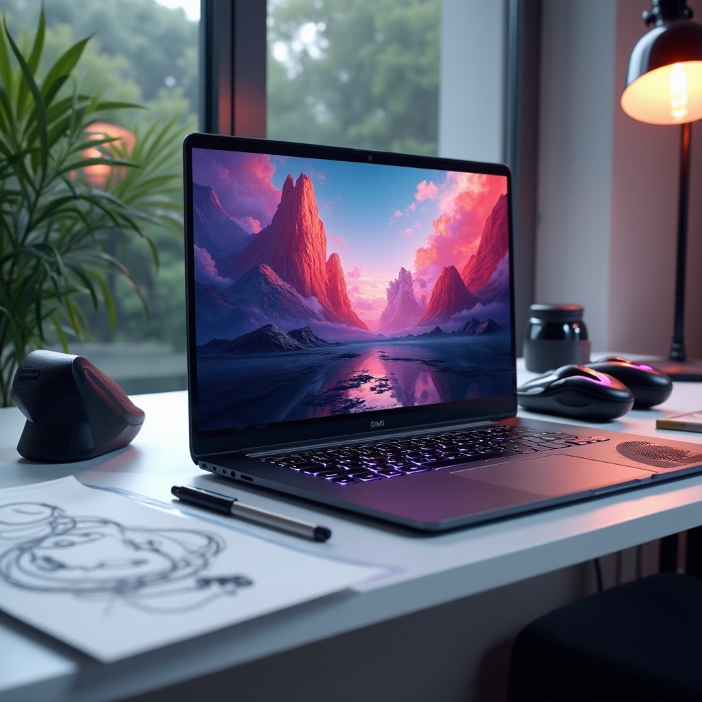 أجهزة لابتوب جيدة للفن والألعاب