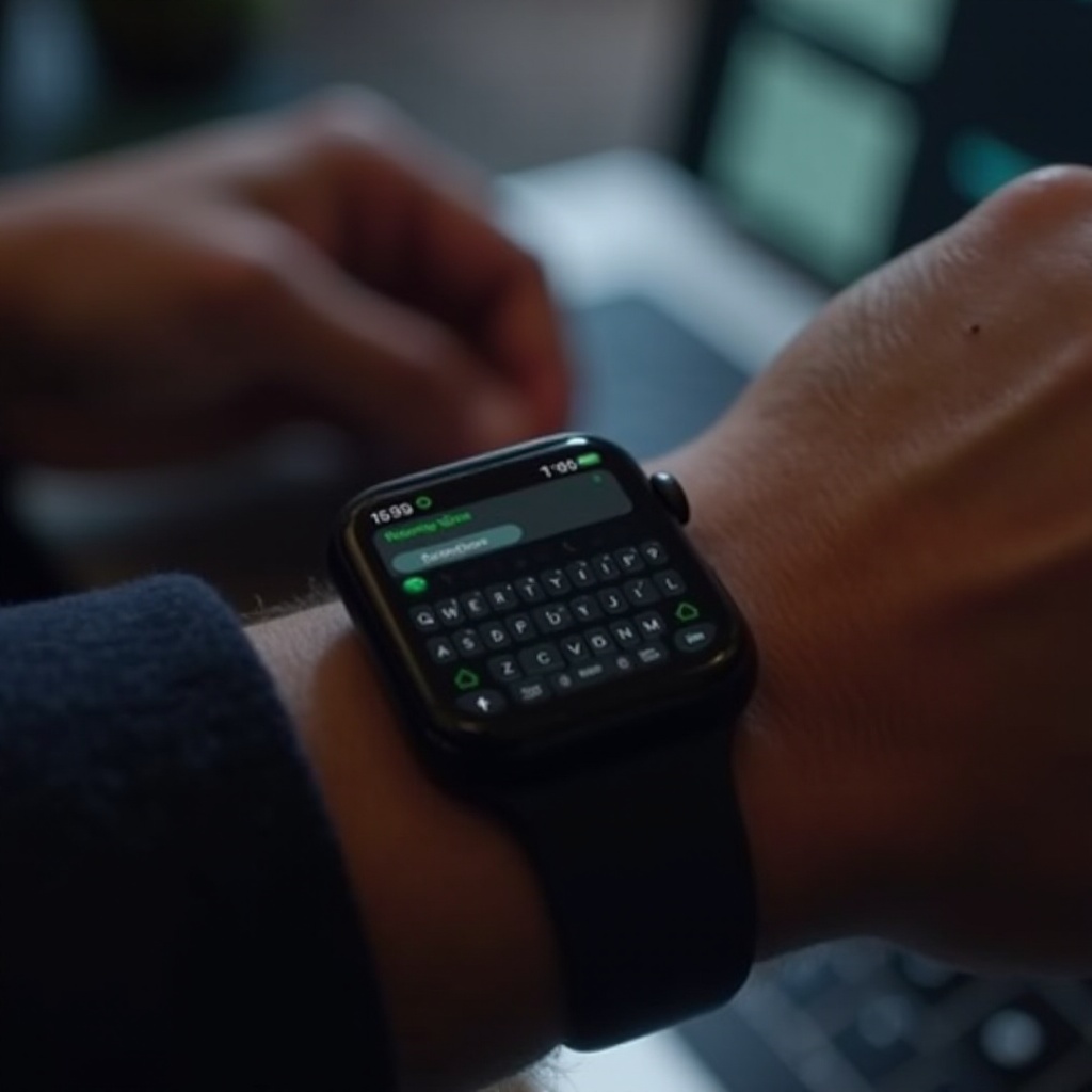 can you type on the apple watch
