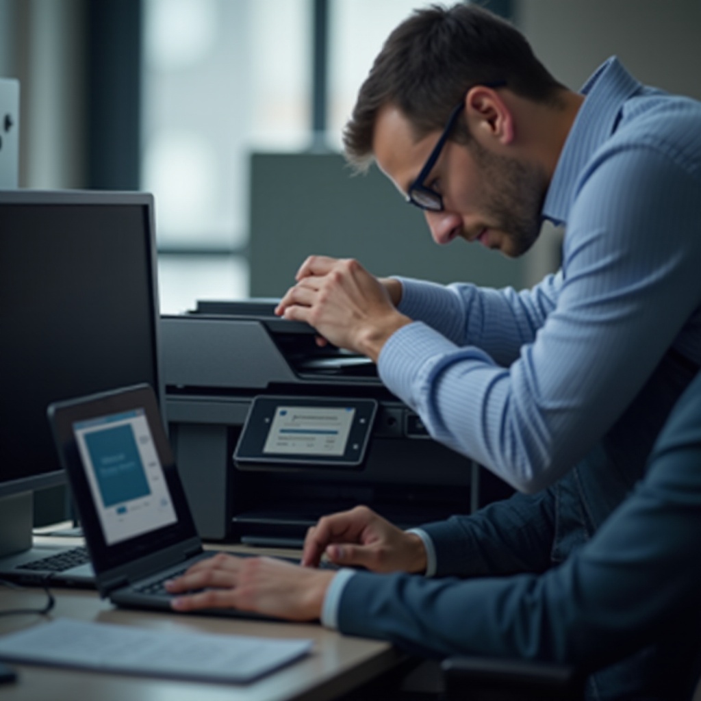 how to clear hp printer memory