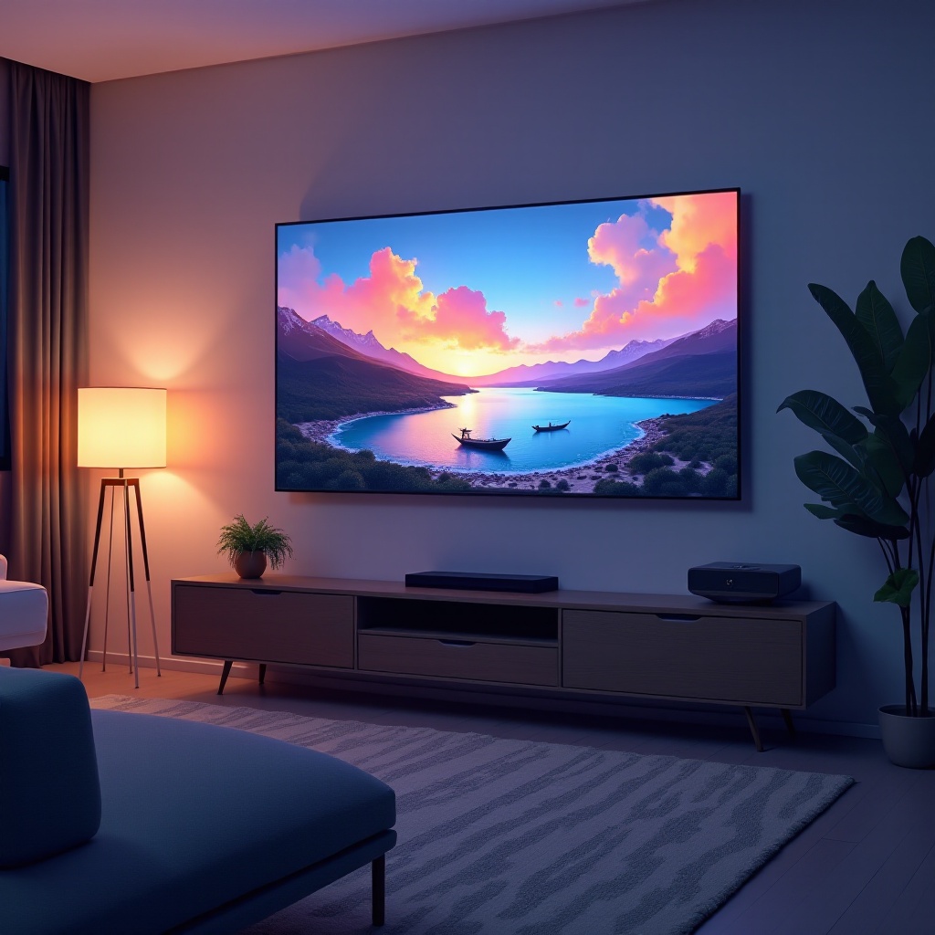 jak rozjaśnić ekran telewizora