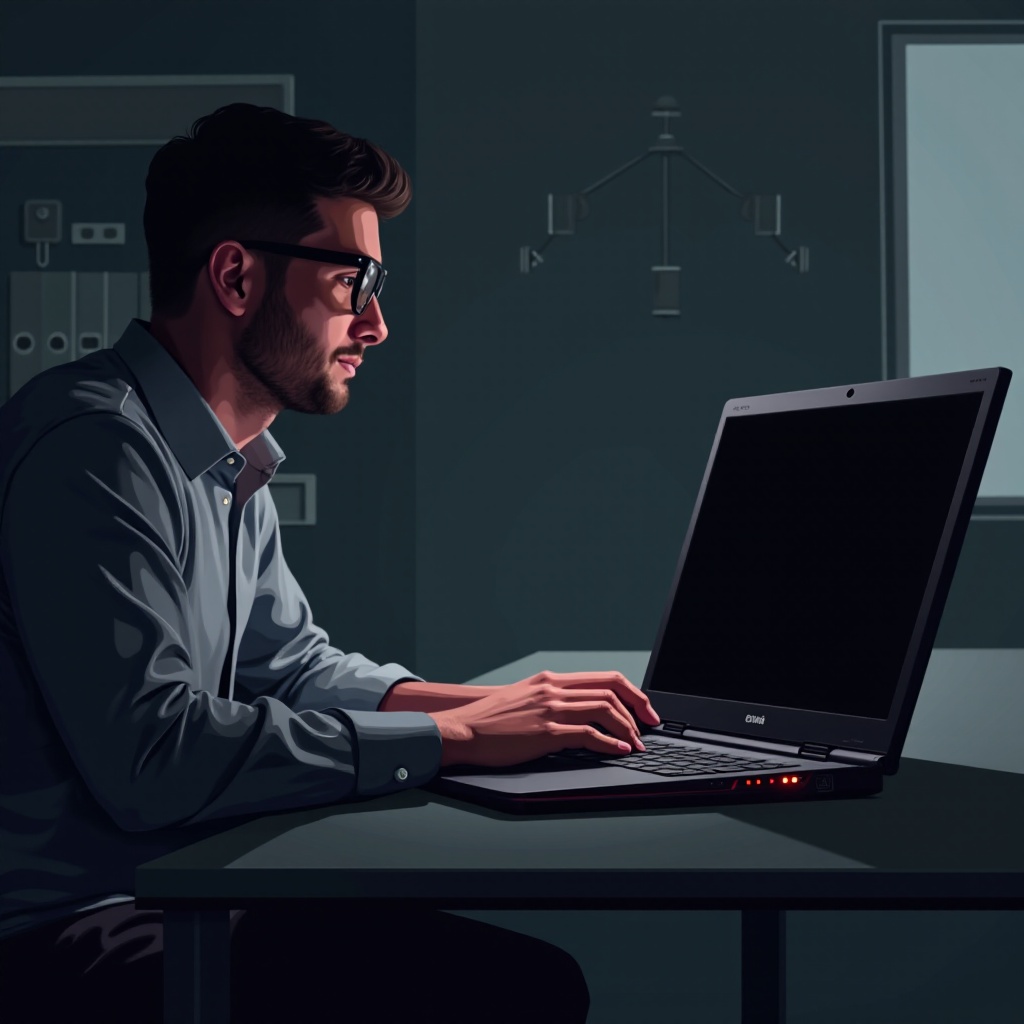 лаптоп alienware черен екран