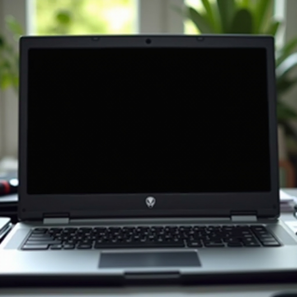 лаптоп alienware черен екран