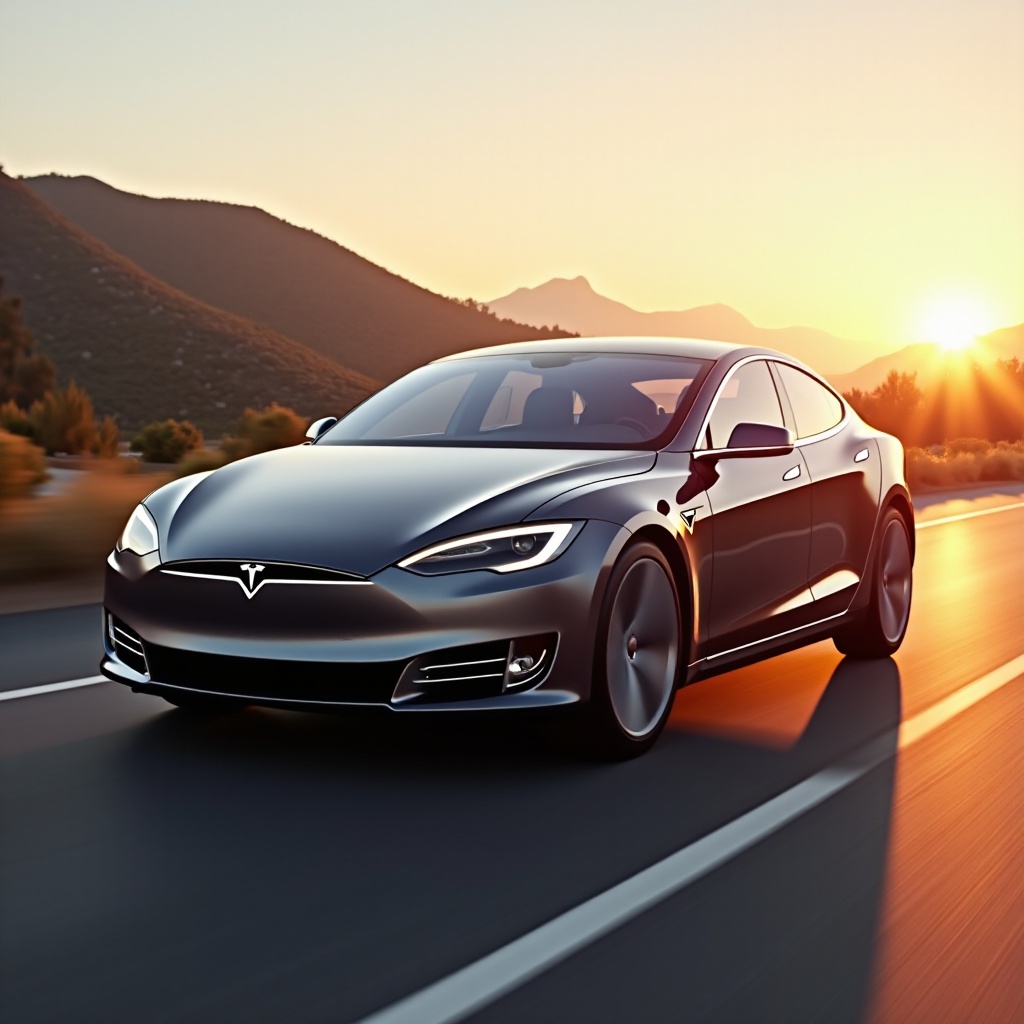 tesla model s míle na jedno nabití