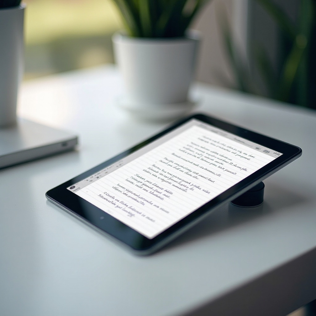 nejlepší tablet pro ruční psaní v OneNote