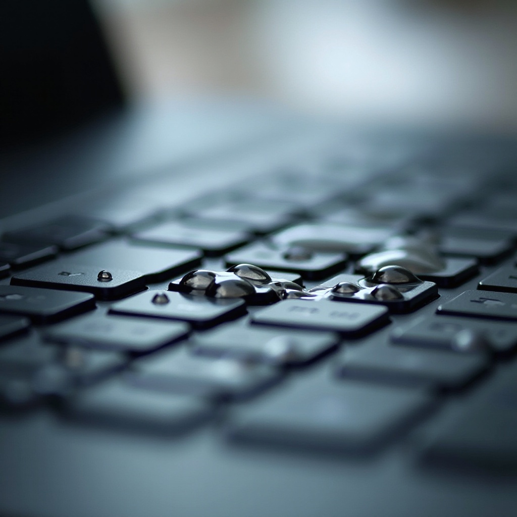 пролил воду на клавиатуру