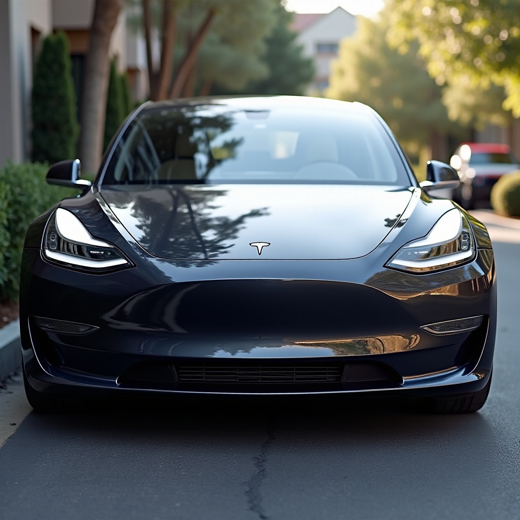 特斯拉Model 3保險杠更換