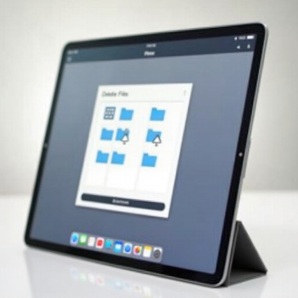 как да изтриете файлове на iPad