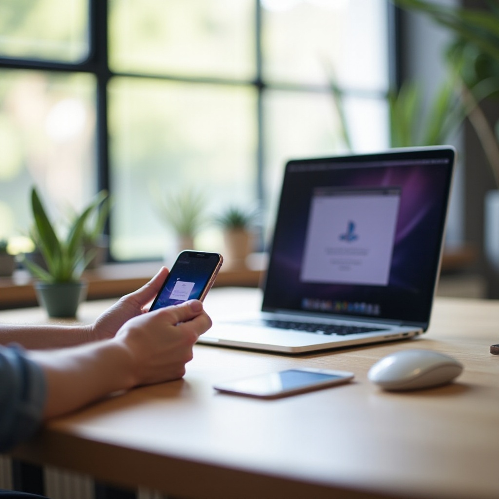 jak zrcadlit iPhone na MacBook bez iCloud