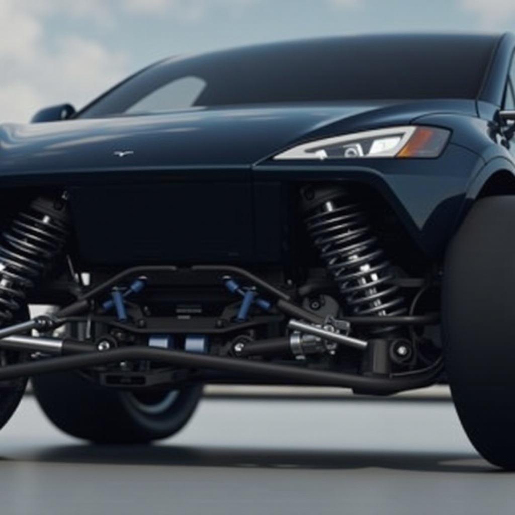 problemy z zawieszeniem tesla model 3