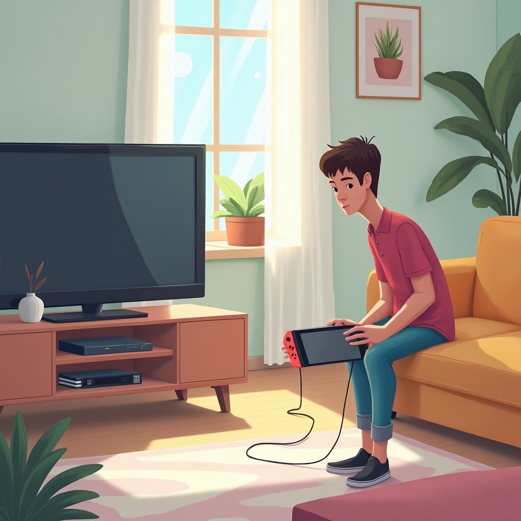 jak podłączyć nintendo switch do telewizora bez stacji dokującej