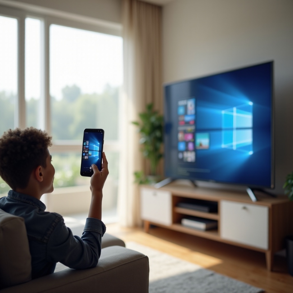 jak zobrazit obrazovku telefonu na televizi