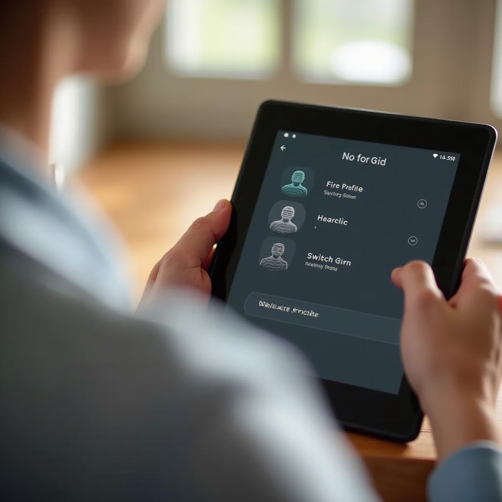 cum să schimbi profilurile pe tableta Fire