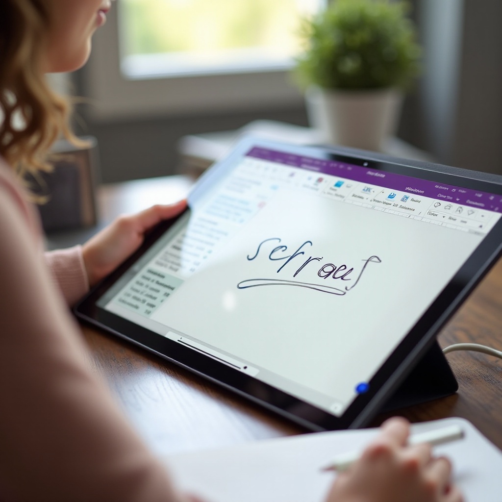 cea mai bună tabletă pentru scris de mână în OneNote