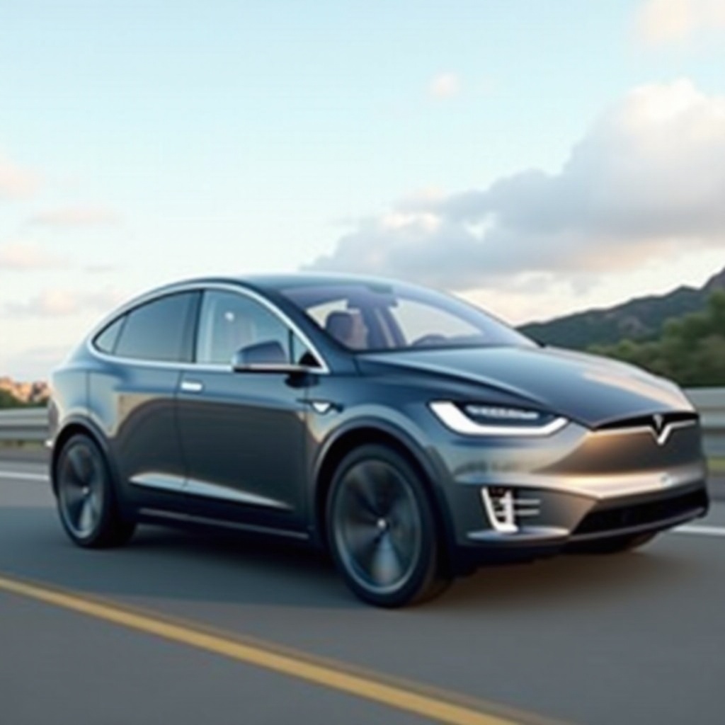 как быстро едет Tesla Model X
