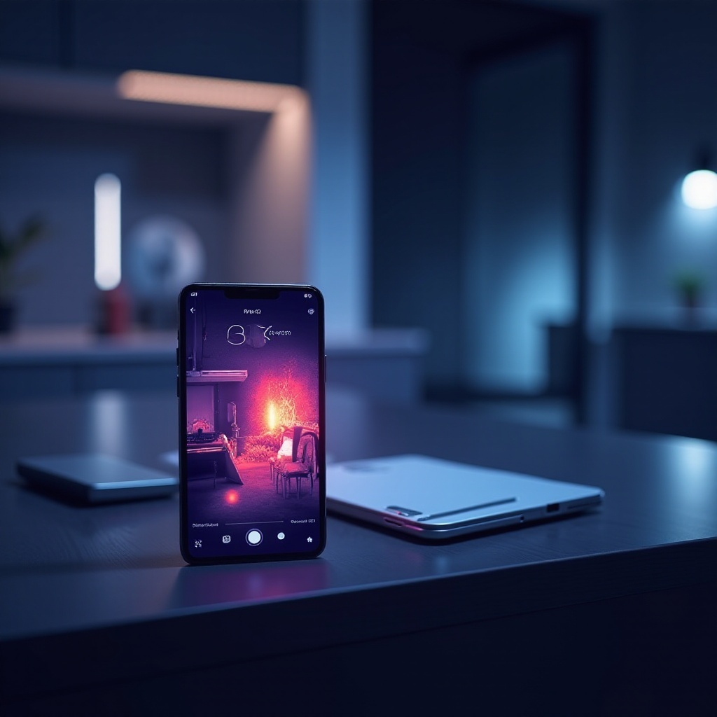 smartfon z kamerą na podczerwień