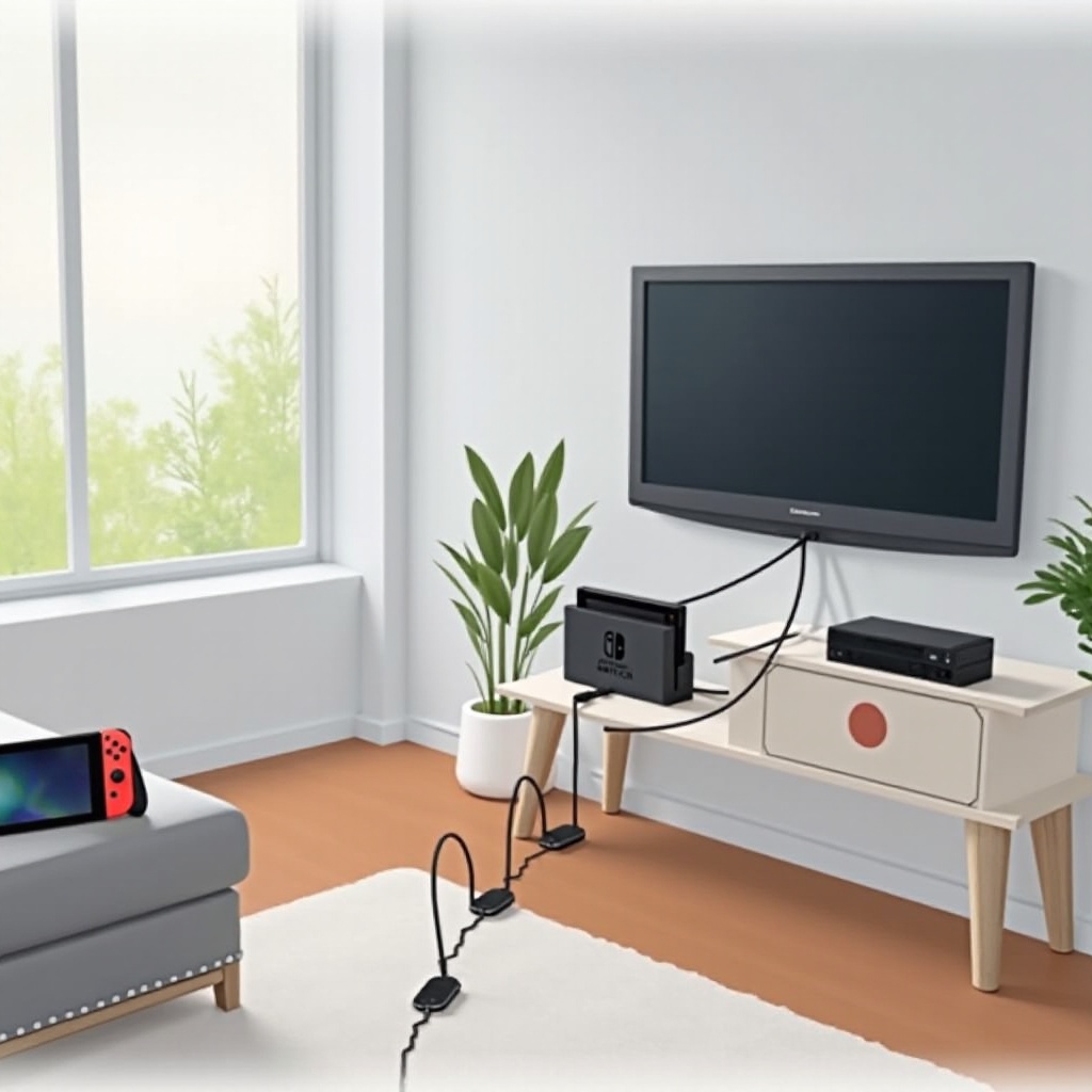 how to connect nintendo switch to tv without dock
