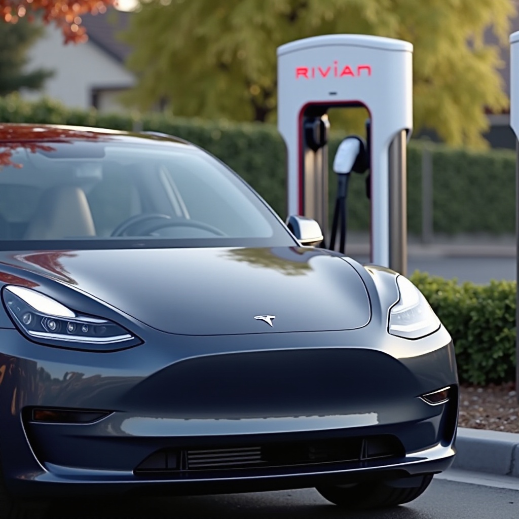poate Tesla să se încarce la încărcătorul Rivian?