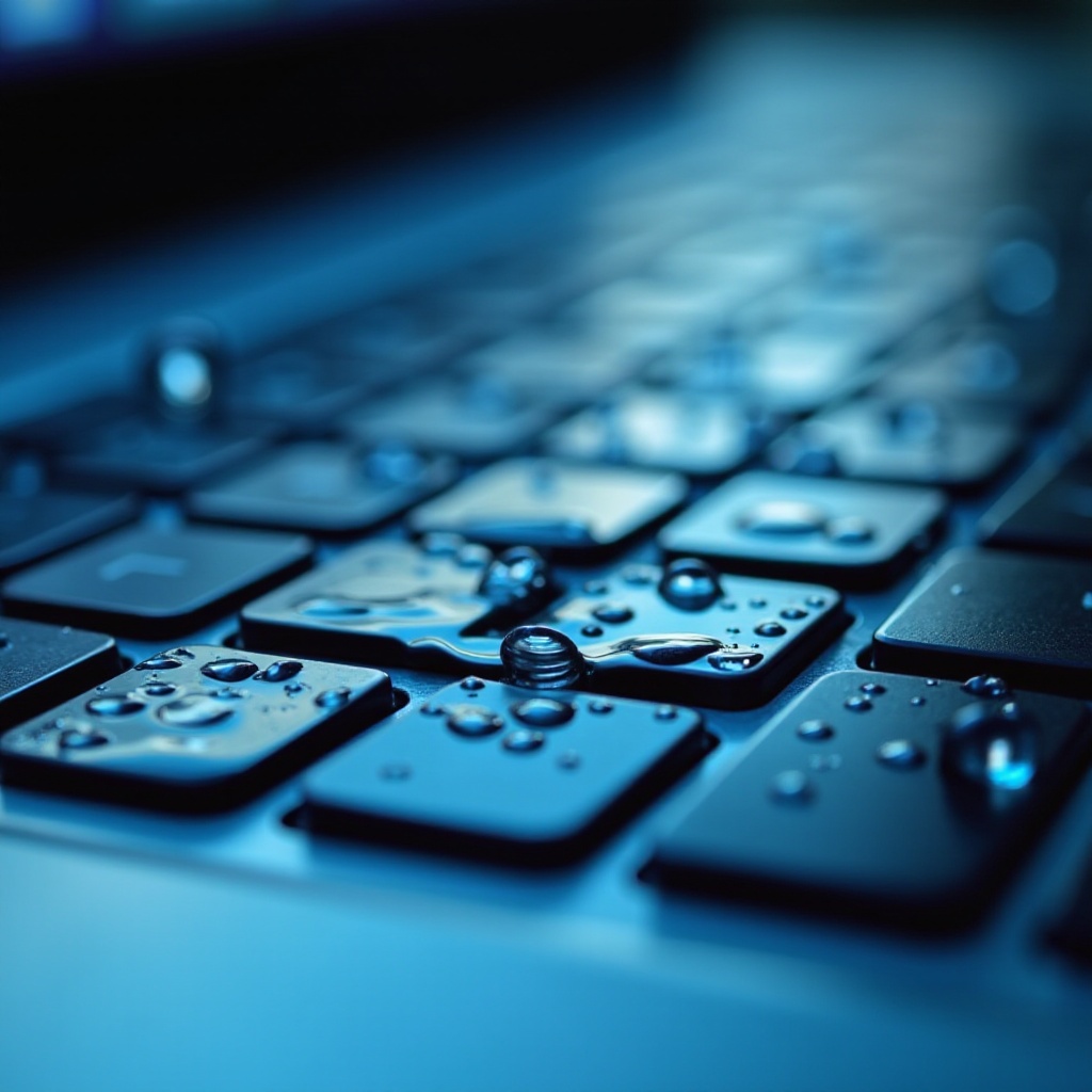 пролио сам воду на тастатуру