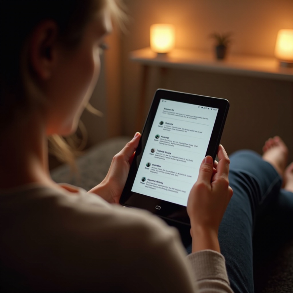 how to change profiles on fire tablet